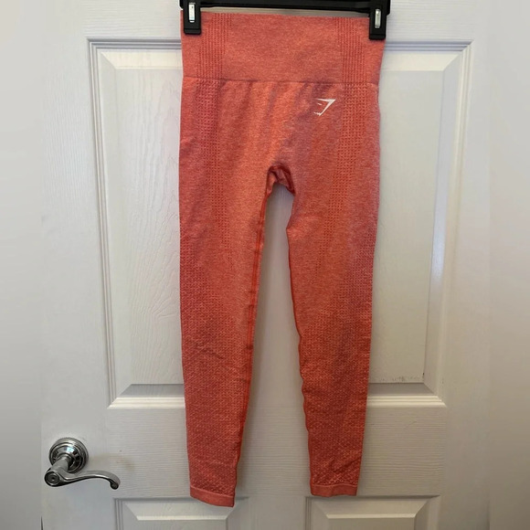 . Gymshark Vital Seamless Leggings 2.0 Orange S - Picture 1 of 4